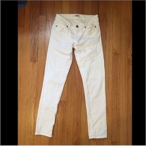 White Paige skyline skinny jeans